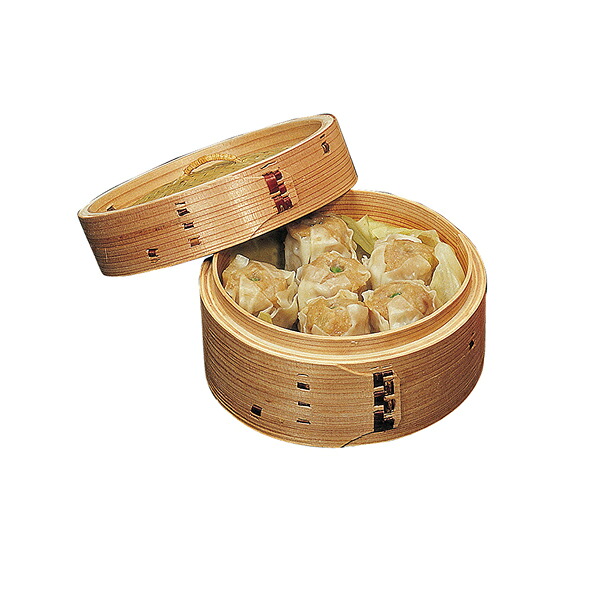 【まとめ買い10個仕掛ける品】杉製 中華セイロ φ24糎 身 30208【メイチョー】