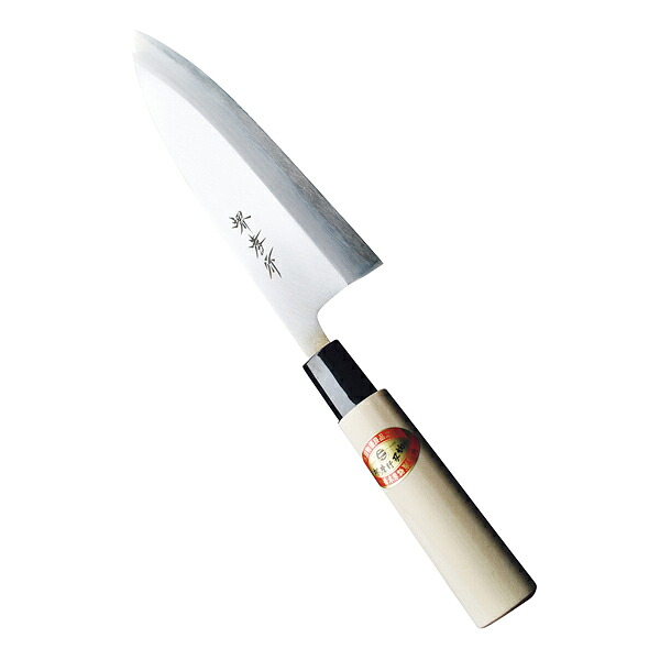 堺孝行　霞研　出刃　150mm 6035【メイチョー】｜開業プロ メイチョー