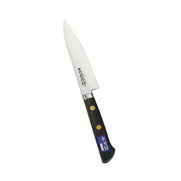 【まとめ買い10個仕掛ける品】正広 口金牛刀(日本鋼) ペティナイフ 135粍 13003【メイチョー】