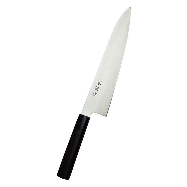 堺菊守　モリブデン和式II　牛刀　240mm 紫檀八角柄【メイチョー】
