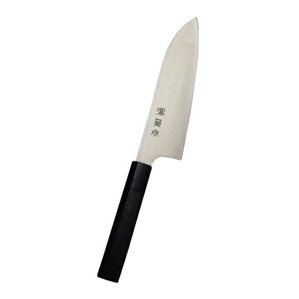 堺菊守 モリブデン和式II 三徳 170mm 紫檀八角柄【メイチョー】