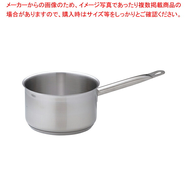 遠藤商事 / TKG PRO(プロ)片手深型鍋(蓋無) 18cm 【片手鍋 片手鍋 IH100V対応 IH200V対応 人気の鍋 通販 使いやすい鍋 煮物鍋 ブランド 人気鍋メーカー 鍋人気 販売】【メイチョー】