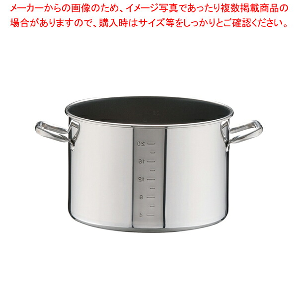 SAパワー・デンジ アルファ 半寸胴鍋 36cm(蓋無)目盛付 【ラーメン 半寸胴鍋 おでん用 鍋 寸胴型 ずんどうなべ 人気の鍋 業務用 半寸胴鍋 ラーメン用 鍋 ずん胴 おでんの鍋 寸胴なべ スープ 寸胴 スープ鍋 業務用鍋 カレー スープ用鍋】【メイチョー】 27,978円