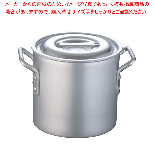 【まとめ買い10個セット品】寸胴鍋 アルミニウム(アルマイト加工) (目盛付)TKG 18cm【メイチョー】
