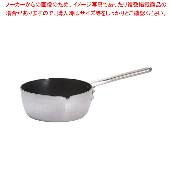 【まとめ買い10個書き割り品】遠藤商事 / TKG共柄厚板 軽銀テフロン雪手なべ 16糎【 雪手なべ 一般受けの鍋 使い分かりやすい鍋 煮物鍋 おすすめブランド名 勝手もと鍋 一般受け鍋製造会社 長く使える鍋 一般受け製造会社 行平なべ】【メイチョー】