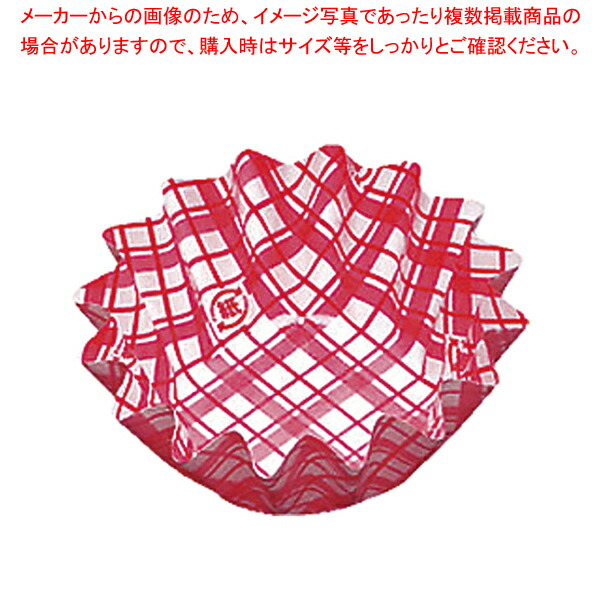 【まとめ買い10個セット品】紙カップ ココケース 丸型(500枚入) 5号深 赤【人気 業務用】【メイチョー】