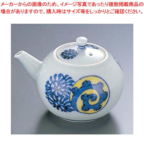染錦蛸唐草丸紋 醤油差し T05-18 【キッチン小物 醤油 ソースさし 器具 道具 小物 作業 調理 料理 業務用】【メイチョー】