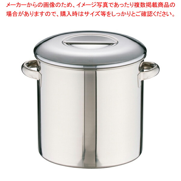 エコクリーン18-8内蓋式キッチンポット (目盛付)24cm(手付) 【キッチンポット 丸型 業務用丸型キッチンポット 販売 プロ調理器具通販 調理用品 業務用調理器 キッチン用品 調理用器具 調味料容器】【メイチョー】 7,671円