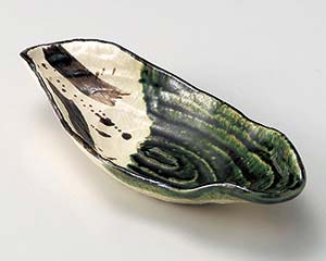 【まとめ買い10個セット品】和食器 ツ033-138 織部錆絵舟型向付【キャンセル/返品不可】【メイチョー】｜開業プロ メイチョー