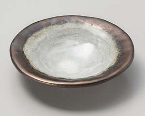 【まとめ買い10個セット品】和食器 ミ041-228 窯変金彩3.8浅鉢【キャンセル/返品不可】【メイチョー】