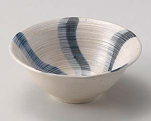 【まとめ買い10個仕掛ける品】和食器  ユ036-188 うるし水流(青)5.0鉢【取りやめる/返品不可】【メイチョー】