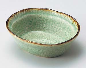 【まとめ買い10個セット品】和食器 ト046-148 翠玉木の葉5.3多用鉢【キャンセル/返品不可】【メイチョー】