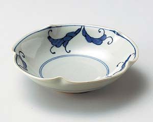 【まとめ買い10個仕掛ける品】和食器  ア047-088 藍古染平鉢【取りやめる/返品不可】【メイチョー】
