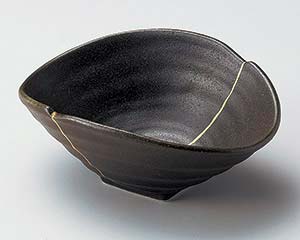 【まとめ買い10個仕かける品】和食器  ツ047-178 黒伊賀金伝達ルートうつり変わり小鉢【取りやめる/返品不可】【メイチョー】 キッチン用品・食器・調理器具-食器・カトラリー・グラス