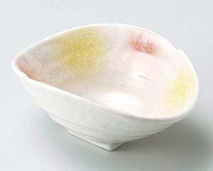 【まとめ買い10個セット品】和食器 タ048-088 橙黄変型鉢【キャンセル/返品不可】【メイチョー】｜開業プロ メイチョー
