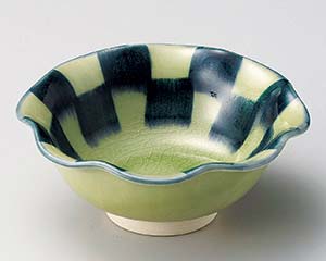 【まとめ買い10個セット品】和食器 ホ066-088 ヒワ市松花型小鉢【キャンセル/返品不可】【メイチョー】｜開業プロ メイチョー