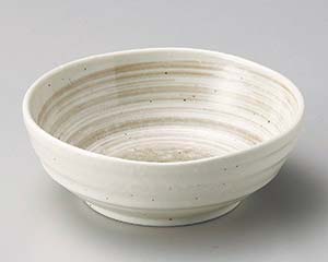 【まとめ買い10個セット品】和食器 ツ069-138 刷毛茶粉引4.0取鉢【キャンセル/返品不可】【メイチョー】
