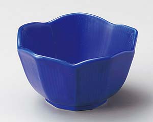 【まとめ買い10個仕掛ける品】和食器  ア073-308 ルリ桔梗型3.3小鉢【とり止める/返品不可】【メイチョー】
