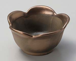 【まとめ買い10個仕掛ける品】和食器  ロ071-388 銅彩 花小鉢(大)【取りやめる/返品不可】【メイチョー】