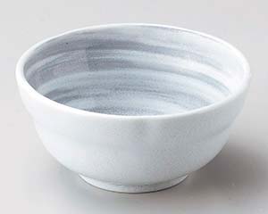 【まとめ買い10個仕かける品】和食器  オ074-638 粉引薄墨色毛はらい目3.0小鉢【取りやめる/返品不可】【メイチョー】 食器-鉢