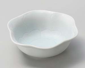 【まとめ買い10個セット品】和食器 ロ079-068 青磁 花型小付【キャンセル/返品不可】【メイチョー】