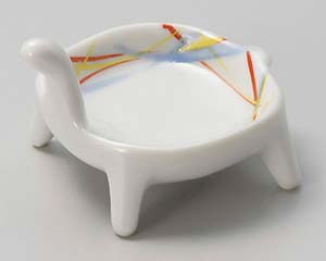 【まとめ買い10個セット品】和食器 ミ084-108 赤絵 亀型 珍味【キャンセル/返品不可】【メイチョー】｜開業プロ メイチョー