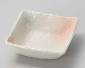 【まとめ買い10個セット品】和食器 ト101-278 桜吹クシ目 松花堂角鉢【キャンセル/返品不可】【メイチョー】