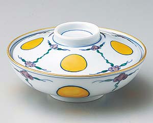 【まとめ買い10個仕かける品】和食器  ミ104-018 珱珞交趾紋平蓋向【取り止める/返品不可】【メイチョー】
