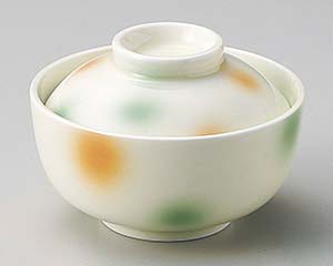 【まとめ買い10個仕掛ける品】和食器  ト108-128 水玉二色吹菓子碗【取り止める/返品不可】【メイチョー】 食器-その他