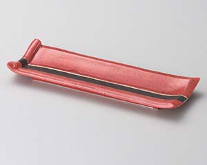 【まとめ買い10個セット品】和食器 ミ130-028 紅柚子黒帯 突出皿【キャンセル/返品不可】【メイチョー】|開業プロ メイチョー
