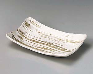 【まとめ買い10個仕掛ける品】和食器  ネ137-068 白樺手作り長角皿【とり止める/返品不可】【メイチョー】