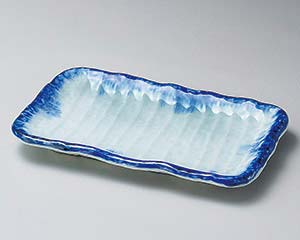 【まとめ買い10個セット品】和食器 ツ148-078 呉須刷毛角焼物皿【キャンセル/返品不可】【メイチョー】|開業プロ メイチョー