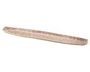 和食器 ミ154-018 赤絵青海波3.1尺長角楕円大皿【メイチョー】|開業プロ メイチョー