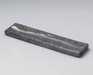 【まとめ買い10個セット品】和食器 メ157-078 黒窯変クシ目12.0長角皿(両面使用可)【キャンセル/返品不可】【メイチョー】｜開業プロ メイチョー