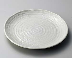 【まとめ買い10個セット品】和食器 タ177-218 吉祥粉引9.7皿【キャンセル/返品不可】【メイチョー】|開業プロ メイチョー