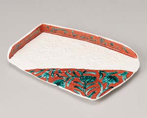 【まとめ買い10個セット品】和食器 オ201-018 屏風七宝赤絵前菜盛皿【キャンセル/返品不可】【メイチョー】 39,129円