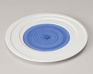 【まとめ買い10個セット品】和食器 ミ181-018 乱線 呉須 9.0皿【キャンセル/返品不可】【メイチョー】｜開業プロ メイチョー