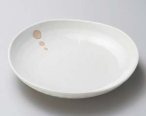【まとめ買い10個仕掛ける品】和食器  ヤ211-288 点点白三角6.0皿【取りやめる/返品不可】【メイチョー】