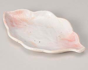 【まとめ買い10個セット品】和食器 イ220-128 桜志野木の葉 銘々皿【キャンセル/返品不可】【メイチョー】