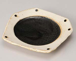 【まとめ買い10個セット品】和食器 ツ220-228 和黒(わっこく) ちぎり取皿【キャンセル/返品不可】【メイチョー】