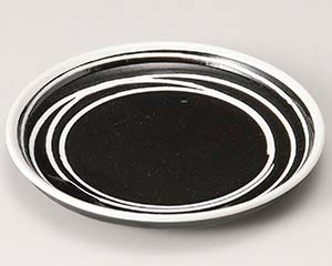 【まとめ買い10個セット品】和食器 イ228-538 天目潮騒5.0皿【キャンセル/返品不可】【メイチョー】