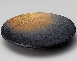 【まとめ買い10個セット品】和食器 ヤ229-618 月光黒備前16cm丸皿【キャンセル/返品不可】【メイチョー】|開業プロ メイチョー