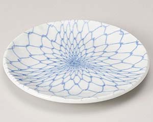 【まとめ買い10個セット品】和食器 ユ230-708 あみめ 4.0布目皿【キャンセル/返品不可】【メイチョー】