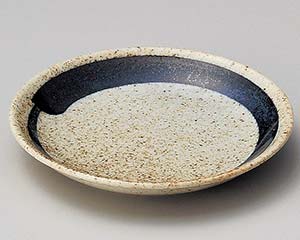【まとめ買い10個セット品】和食器 ヤ229-418 白唐津大文字4.0皿【キャンセル/返品不可】【メイチョー】