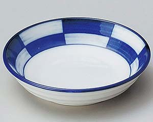 【まとめ買い10個書き割り品】和食器  テ235-288 市松2.8皿【とり止める/返品不可】【メイチョー】