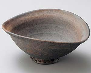 【まとめ買い10個セット品】和食器 メ254-178 炭化8.3楕円鉢【キャンセル/返品不可】【メイチョー】