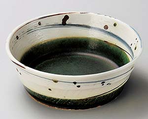 【まとめ買い10個セット品】和食器 ト264-048 織部乱線切立鉢大【キャンセル/返品不可】【メイチョー】｜開業プロ メイチョー