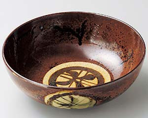 和食器 ト268-128 錆丸紋7.0ボール【メイチョー】