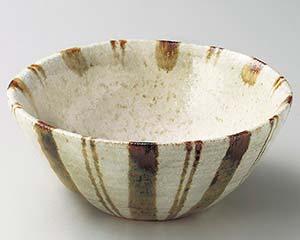 【まとめ買い10個セット品】和食器 ユ268-328 白砂錆十草5.5鉢【キャンセル/返品不可】【メイチョー】
