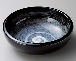 【まとめ買い10個セット品】和食器 ト269-488 玄潮括り手4.0寸深鉢【キャンセル/返品不可】【メイチョー】